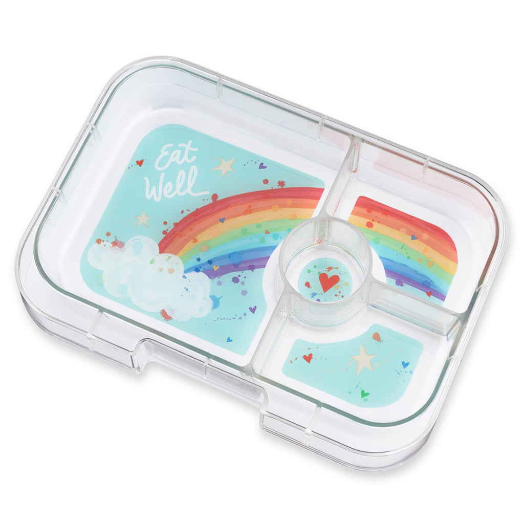 Yumbox Panino (4 compartment) ~ Miami Aqua ( Rainbow) Pre-order , ETA Mid Jan