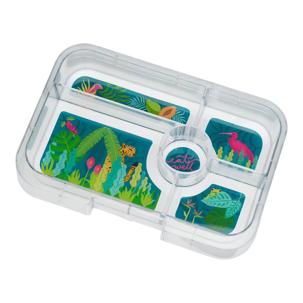 Yumbox Tapas ( 5 compartment) ~ Antibes Blue (Jungle) Pre-order, ETA mid Jan