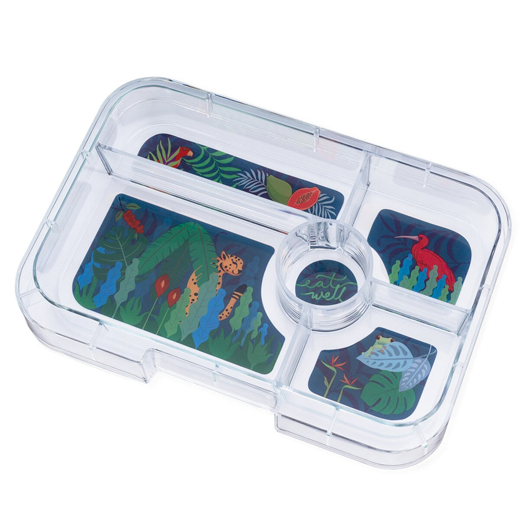 Yumbox Tapas ( 5 compartment) ~ Palm Garden  (Jungle) Pre-order, ETA mid Jan