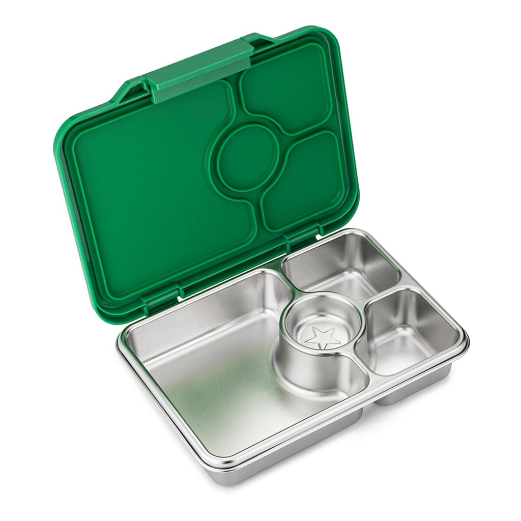 Yumbox Pret Stainless Steel Bento Box 4 Compartment - Pomme Green ( Pre-order, ETA Mid Jan)