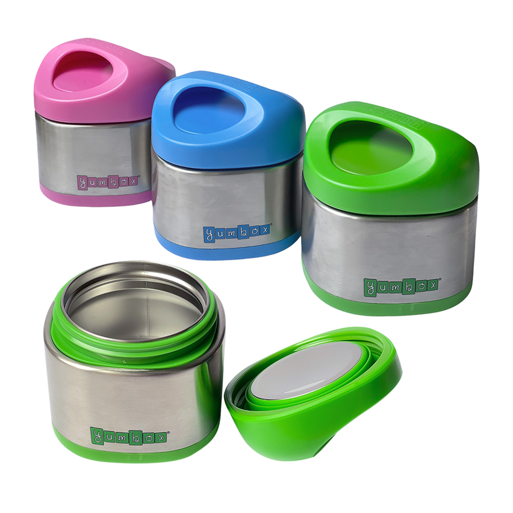 Yumbox Cubi Stainless Steel Thermal Food Jar 295ml ~ Apple Green ( Pre-Order, ETA Mid JAN)