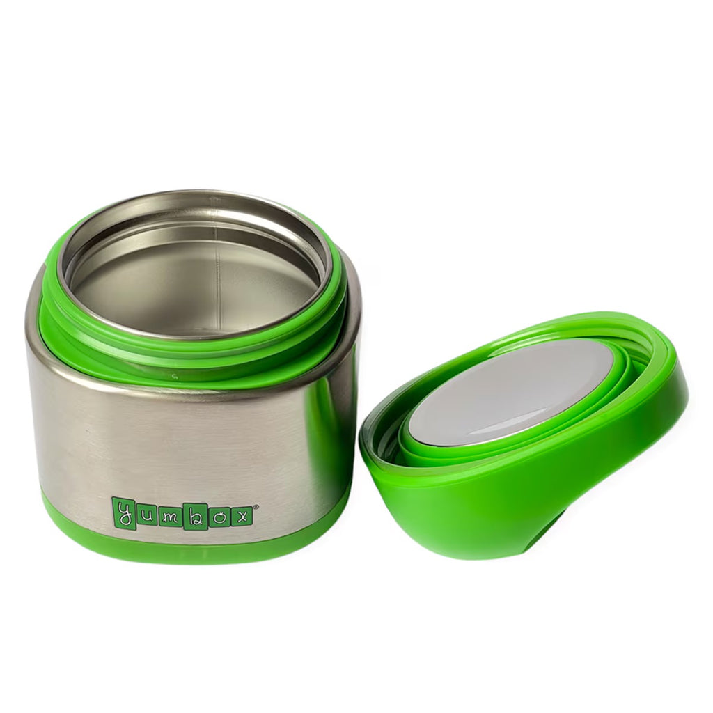 Yumbox Cubi Stainless Steel Thermal Food Jar 295ml ~ Apple Green ( Pre-Order, ETA Mid JAN)