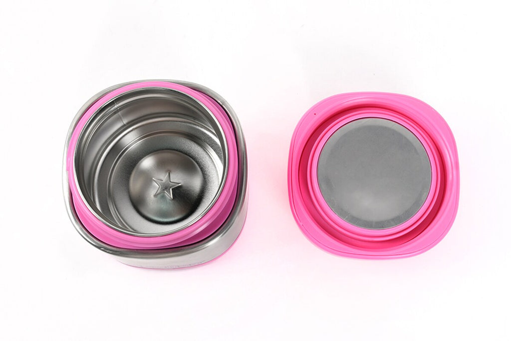 Yumbox Cubi Stainless Steel Thermal Food Jar 295ml ~ Berry Pink ( Pre-Order, ETA MID JAN)