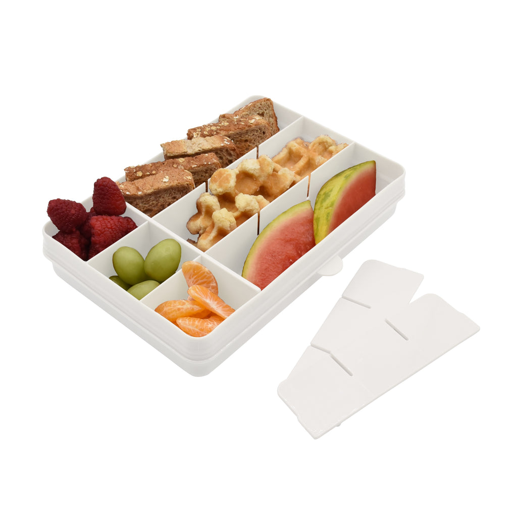 Melii Luxe Snackle Box Ivory  - 12 Compartment