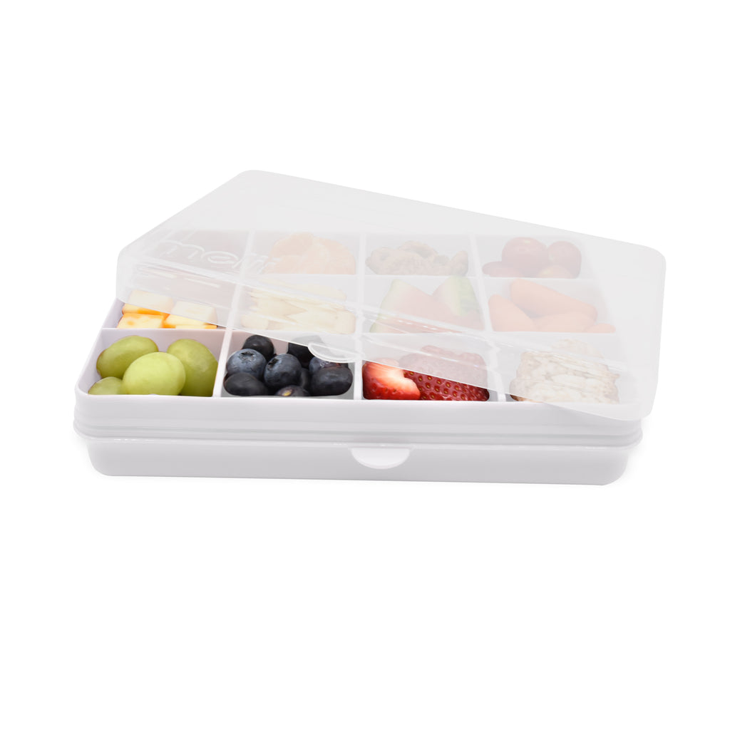 Melii Luxe Snackle Box Ivory  - 12 Compartment