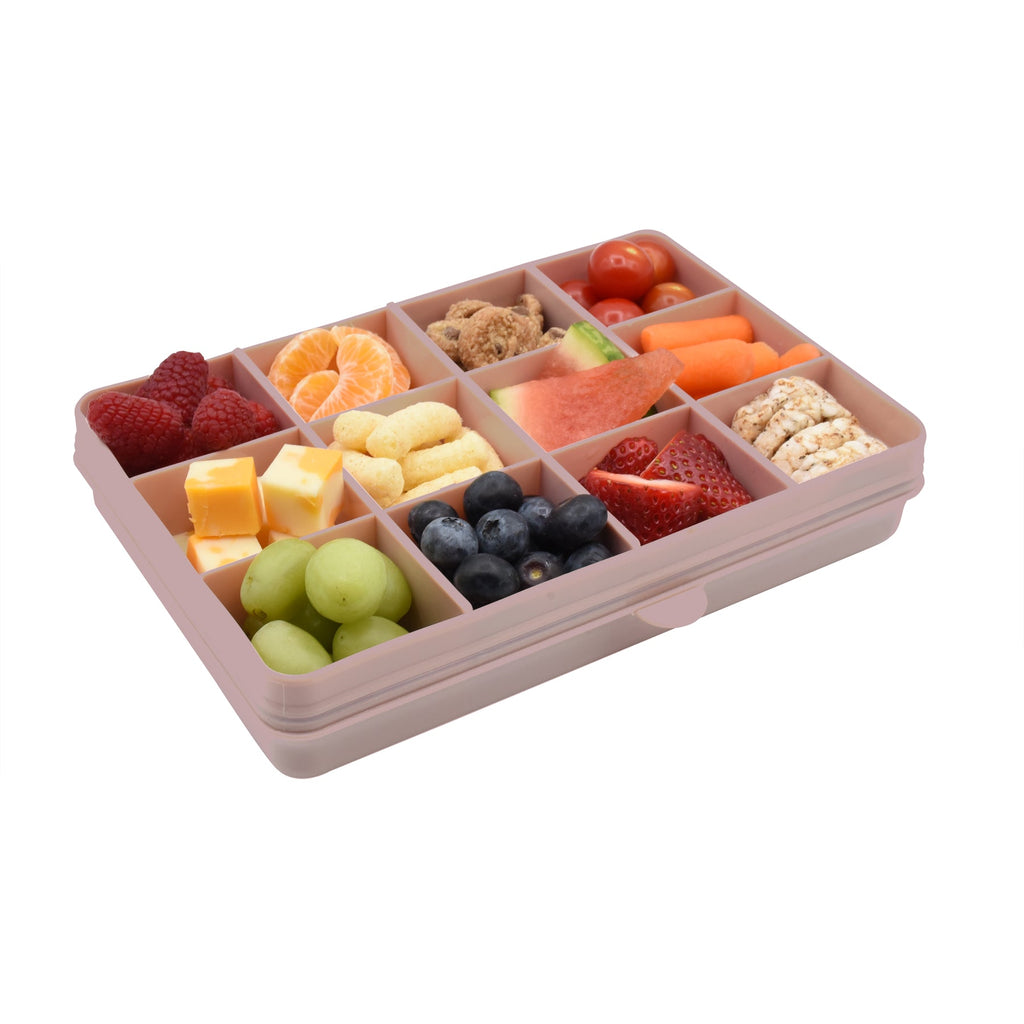 Melii Luxe Snackle Box Pink - 12 Compartment