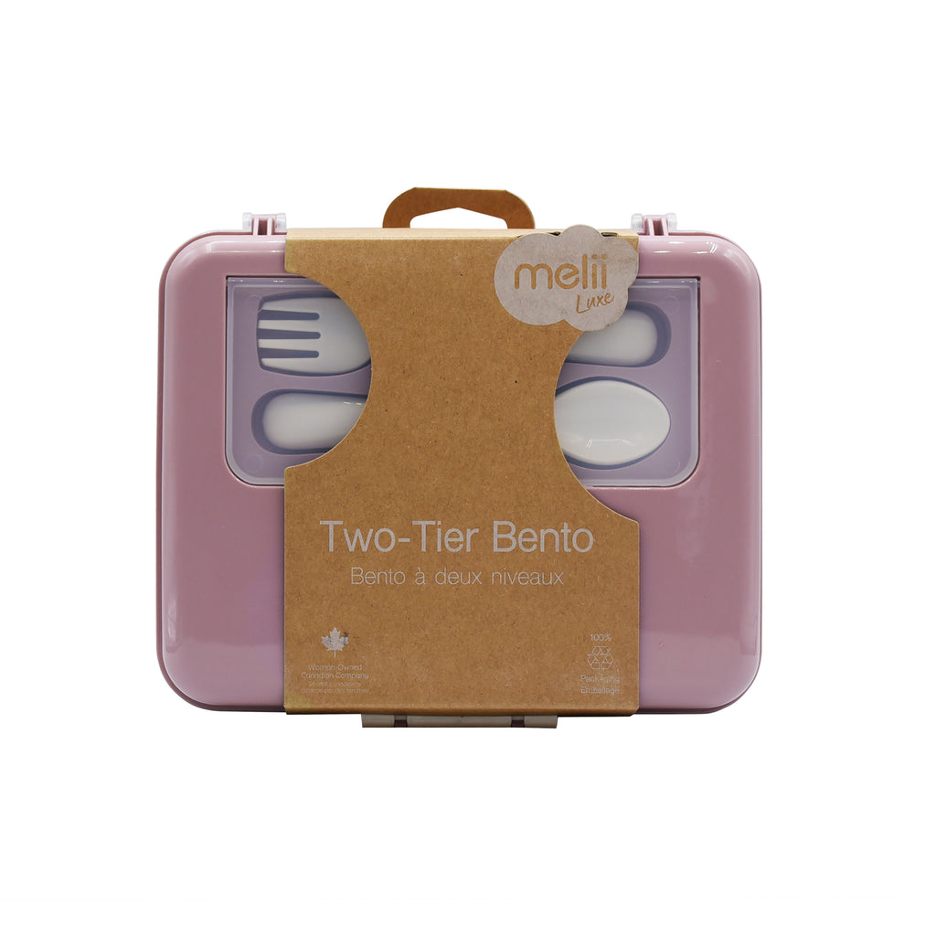 Melii Two Tier Bento Box - Pink