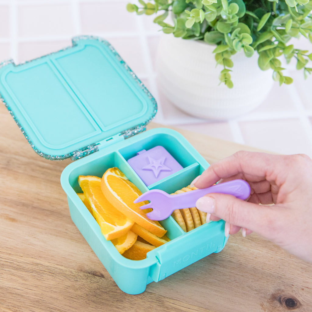 Bento Two - Turquoise Glitter