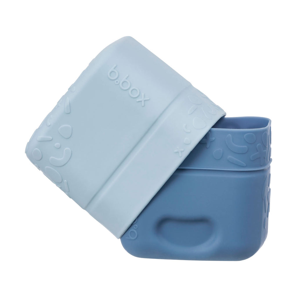 B.Box Silicone Snack Cup ~ Ocean ( NEW )