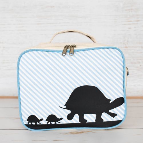 Green Essential Organic Cotton Insulated lunch box - Turtle