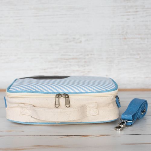 Green Essential Organic Cotton Insulated lunch box - Turtle