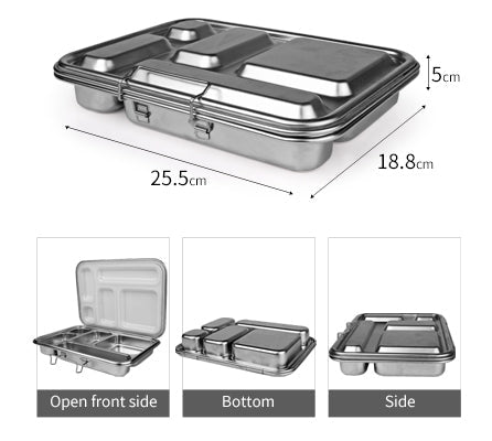 Ecococoon Stainless Steel Bento Lunch Box 5 - Grapes