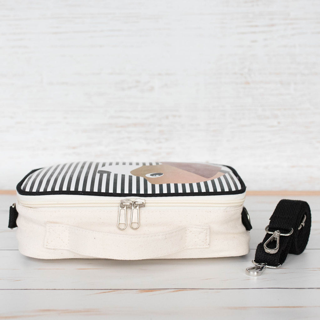 Green Essential Organic Cotton Insulated lunch box - Beagle